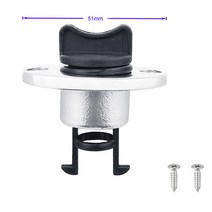 나일론 범용 25mm 1 인치 보트 상인방 선체 배수 플러그 구멍 마개 소켓 요트 카약 딩기 해양 하드웨, 02 2pc