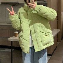 숏 패딩 하이넥 퀄팅 누빔 여성 점퍼 데일리 캐주얼 겨울 아우터