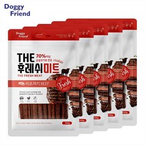 갱얼쥐 비타민B보충 저염 비프져키 5개 고급간식 육포, 기본