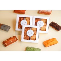 [연남색] 수제 답례품 쿠키 개별포장 답례품 (휘낭시에 + 사브레쿠키), 로투스, 플라워리스