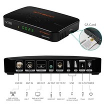 TV수신기 리모콘 크롬 Gtmedia V7 pro (모델 동영상 nuevo 실시간 포맷 V7s2xHD), 02 파란