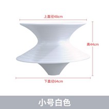 팽이의자 회전 인천공항 스핀체어 호텔 시선집중 스핀 인테리어체어, 흰색(소/48x44x64cm)