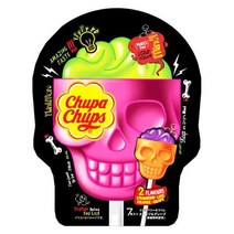 쿠라시에 일본 추파츕스 할로윈 해골 사탕 10개입 1 팩 Kurashie Chupa Chups Scull Lollipop