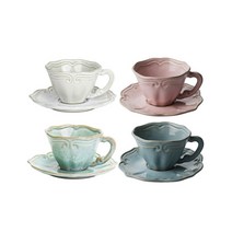 VBC 까사 폰다코 티컵 소서_ 바로크 (색상 택1), 그레이, 1개