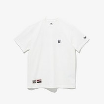 뉴에라 뉴에라 MLB 쿠퍼스 타운 히스토리 디트로이트 반팔 티 화이트_K 13546448