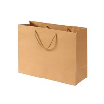 크라프트쇼핑백 튼튼한 선물용 크라프트 종이가방 가로형 종이백 35x26cm