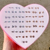 수피아타니 데일리 아크릴침 한달 72pcs 귀걸이