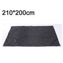 사이드월 타프 윈드스크린 싸이드월 캠핑 비치 태양 보호소 tarp 방수 텐트 그늘 uv, 210x200cm 블랙