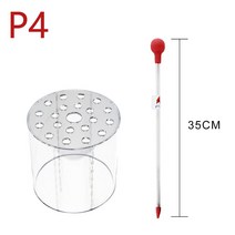 35/55cm 산호 피더 튜브 SPS LPS 암초 탱크 액체 해수 수족관 추가 식도 흡입 튜브 아크릴 산호 탱크, P4, M-10x12CM