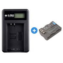 니콘 EN-EL3e LCD 호환충전기+배터리 D80 D70S