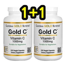 캘리포니아골드뉴트리션 비타민 C 씨 아스코르브산 ASCORBICACID 1000mg 240정 2set, 1개, 기본
