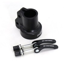 전동 스쿠터 용 듀얼트론 DT3 스톰 아킬루스 썬더 II DT2 접이식 잠금 고정로드 장치, [01] Black and silver