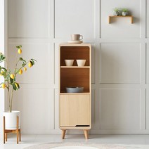 원룸 이동선반형 틈새 주방 수납장 40cm 6색 캐비넷 다이닝룸 그릇 부엌, 그레이