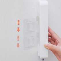 아트프레임 다용도 멀티 브라켓 셋탑박스 멀티탭 벽걸이 거치대, 1개, 투명(60x140mm)
