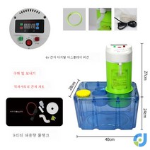 차량용 정수기 냉온 양용 가열주전자 간편 24v 물주전자 차량용 전자동 물 스마트, 원통형디지털디스플레이24V19리터양동이기본