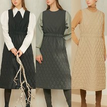 퀼팅패딩원피스