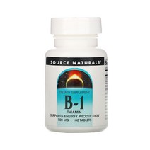 소스내추럴스 티아민 비타민B1 100mg 100정