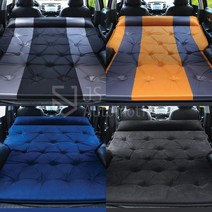 JS automotive 2020 4세대 투싼NX4 차량용 자동충전 에어매트 차박침대 취침 물놀이 매트리스 쿠션 스웨이드 편의용품, A타입_블랙그레이, 현대