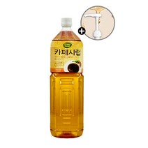 청정원 대상 그린스위트 카페시럽 브라운 1.5L + 펌프 카페시럽 슈가시럽 시럽펌프, 시럽5개+DY시럽펌프