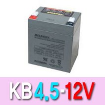 매직행복쇼핑+/ 한국아트라스BXKB4.5-12 12V4.5AH무누액밀폐형축전지/한국아트라스비엑스, mr//_: 1