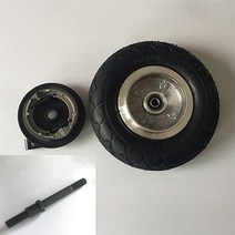 앉아서타는킥보드 좌식 전동 킥보드 드럼 브레이크 장착 8 인치 공압 휠 전기 스쿠터 알루미늄 확장 포함 200x50, [03] Wheel with Axle