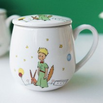 티망 머그컵 (어린왕자) 사무실컵 찻잔 커피잔 선물, 어린왕자와 사막여우