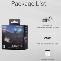 나이트코어 NU25 UL 헤드랜턴