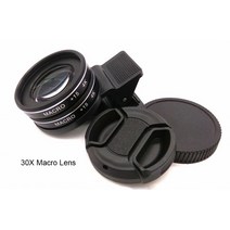 37MM 매크로 렌즈 4K HD 사진 카메라 렌즈 스마트폰용 30X, 한개옵션1, 30X Macro Lens