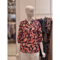 올리비아 하슬러 셔링 디테일 페미닌 블라우스 티셔츠 OHAMBL412.NY