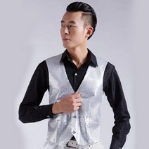 반짝이조끼(화이트)