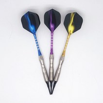 다트 3 개세트 전문 다트 18g 녹색 소프트 팁 다트 알루미늄 합금 다트 던지기 게임, 08