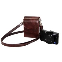 레트로 카메라 가죽 케이스 가방 리코 GR II III IIIx GRII GRIII GRIIIx Fujifilm XF10 X70 XP140 XP130 X, 02 Coffee