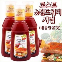 토스트앤샌드위치시럽 기본시럽480g(핫시럽매콤맛) 토스트시럽 샌드위치시럽 토스트소스 샌드위치소스, 핫시럽(매콤맛)1개, 1개