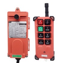 산업용 크레인 호이스트 무선리모컨 컨트롤러 세트, 구형 송수기 1 수신기 1  AC380v