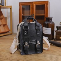 셀러허브 생활리빙 DIY 손바느질 가죽가방 키트(미니백) (블랙), 기본