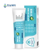 무불소 ESU-9치약 한남제약 자연유래 성분 12가지 함유 이에스유 치약, 180g, 1개