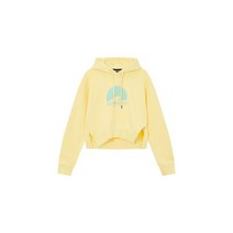 DSQUARED2 디스퀘어드2 사이드 슬릿 로고 후드 티셔츠 - 옐로우