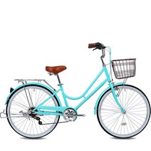 K2BIKE 클래식 여성용자전거 쉘리26인치 7단, 쉘리26형 아이보리, 미조립+소형공구