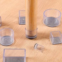 4pcs 의자 다리 모자 사각형 사각형 고무 피트 보호자 패드 테이블 커버 양말 파이프 플러그 먼지 커버 가구 수평 피트, [19] 15x30mm  Rectangle