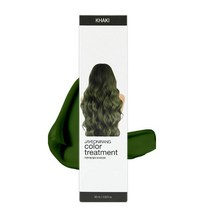 자연이랑 컬러 트리트먼트 60ml 카키 (간편하고 모발 손상이 없는 발색 트리트먼트)