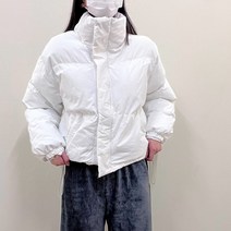 VANANA2 여성 루즈핏 캐주얼 베이직 기본 심플 숏패딩 2color