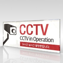 심플사인 WPR009 CCTV 안내판 표지판 표시판 표찰 팻말 명판 주의 경고 비디오 촬영중 녹화중 감시카메라, 30*12cm 아크릴