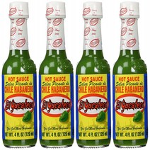 El Yucateco Sauce Habanero Green Hot - 4 Ounce (Pack of 4), 1