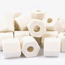 어항 육각 세라믹링 420g 스펀지 유해물질 흡수 어항 상부 저면 여과기 활용, 육각세리믹링420g+망