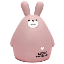 JHCompany 뚱땡이 토끼 저금통 S, 브라운, 1개