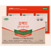 한미 임팩트 멀티비타민 500mg X 30캡슐 X 3통, 500mg +30정  3개입, 3개, 30정
