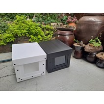 에옹마마 길고양이 집 여름집 방수하우스, 흰색기본, 흰색