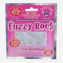 Fuzzy Rocks 퍼지락 크리스탈 자일리톨 캔디 버블껌 40gX4개, 40g, 4개