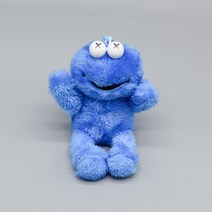 그물 적조 브랜드 Sesame Street Kwas Sesame Street ELOM 아이 모 플러시 장난감 인형 펜던트 인형, 좌석 높이는 약 20cm, 혼합 스타일 팩 10개,, 블루 아이모
