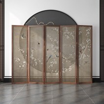 6폭병풍 화조도병풍 초충도병풍 8폭병풍 병풍표구 호랑이병풍 제사용병풍 차례상병풍 매화병풍 미니제사병풍 서예병풍, 장자송 4짝 45x180cm